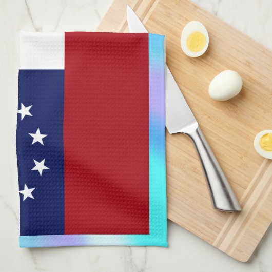 Georgische staatsvlag theedoek (Quarter Fold)