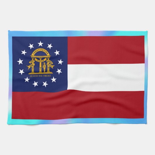 Georgische staatsvlag theedoek (Horizontaal)