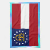 Georgische staatsvlag theedoek (Verticaal)