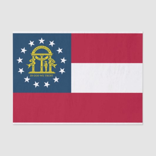 Georgische staatsvlag tissuepapier (Voorkant)