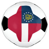 Georgische staatsvlag voetbal (Gedraaid)