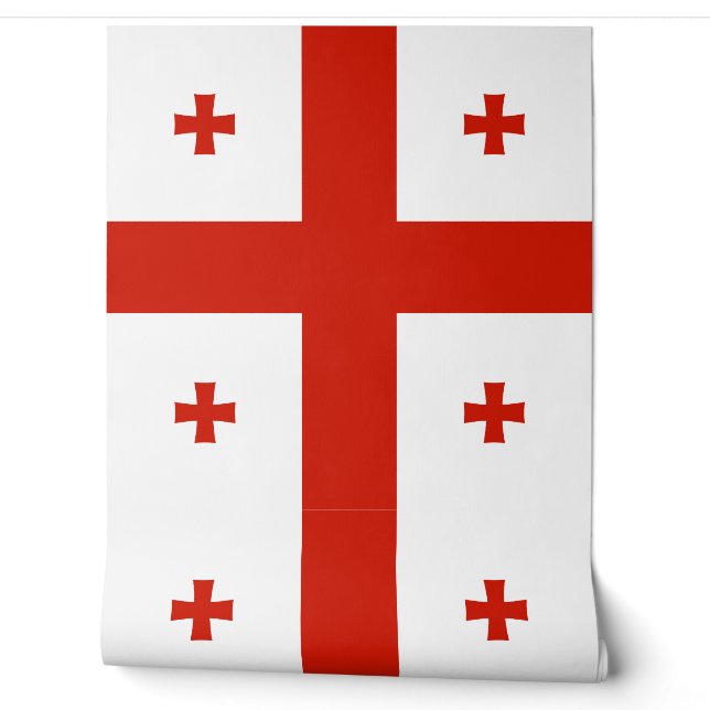 Georgische vlag behang (Afrollen)
