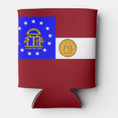 Georgische vlag blikjeskoeler (Voorkant)