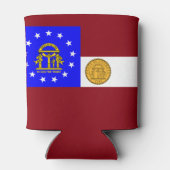 Georgische vlag blikjeskoeler (Achterkant)