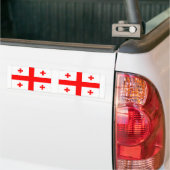 Georgische vlag bumpersticker (Op Truck)