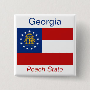 Georgische vlag Button