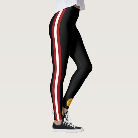 Georgische vlag leggings (Rechts)