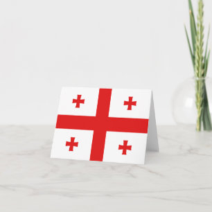 Georgische vlag Notitiekaart