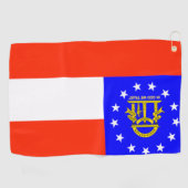 Georgische vlag op Golfhanddoek (Horizontaal)