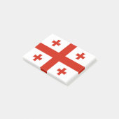 Georgische vlag post-it® notes (Schuin)