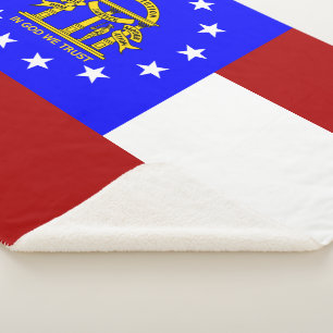 Georgische vlag sherpa deken