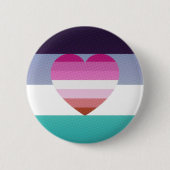 georiënteerde aroace lesbian pride button (Voorkant)