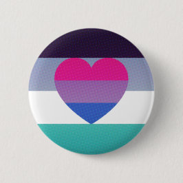 georiënteerde biaroace pride-toets ronde button 5,7 cm