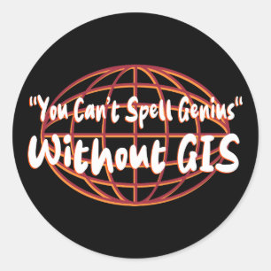 Geospatial/Surveyor Display Ronde Sticker