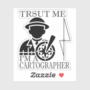 Geospatial/Surveyor Display Sticker