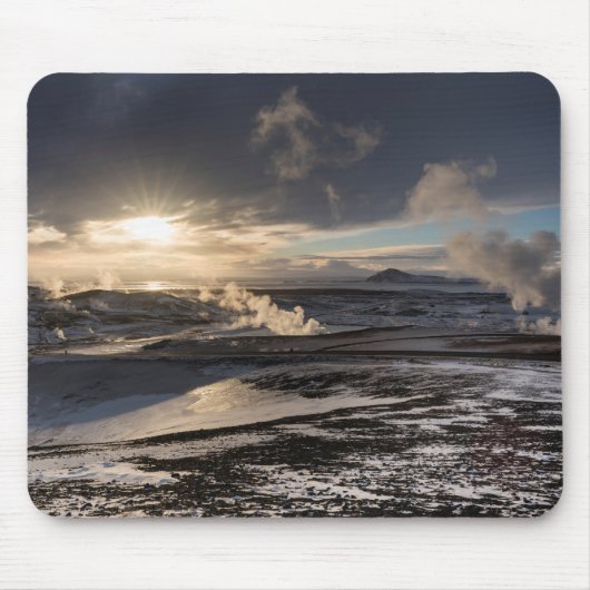 Geothermisch winterlandschap muismat (Voorkant)
