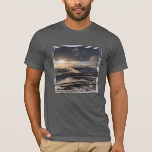 Geothermisch winterlandschap t-shirt