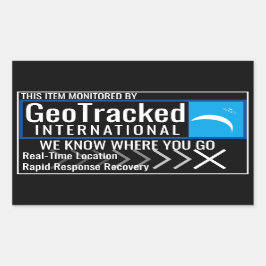 GeoTracked Sticker