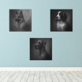 GeoWild Canine Trio – Great Dane, Spaniel & German (Parquet)