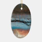 Geoxideerd metaal keramisch ornament (Rechts)