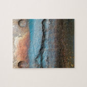 Geoxideerd metaal legpuzzel (Horizontaal)