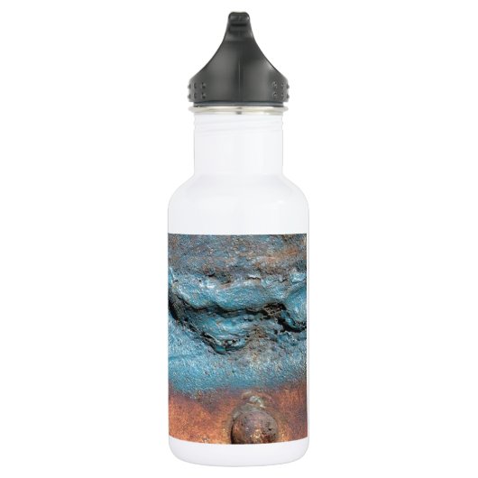 Geoxideerd metaal waterfles  (Rechts)