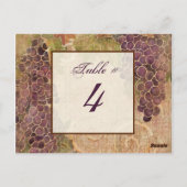 Gepaasde wijnbouw Tabelnummer Kaart (Achterkant)