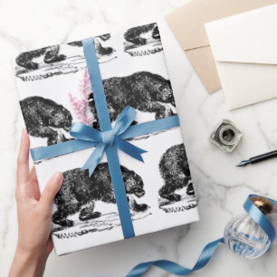 gepantserde beer cadeaupapier