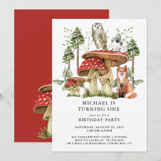 Gepantserde Bosbossen jongen Kaart (Voorkant / Achterkant)