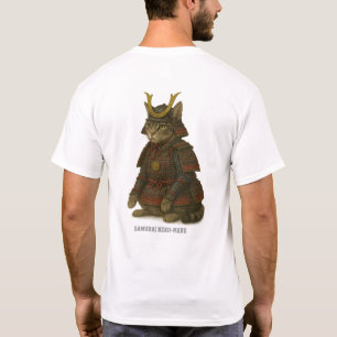 Gepantserde Cat Warrior Illustratie T-shirt