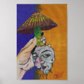 Gepantserde paddenstoel poster (Voorkant)