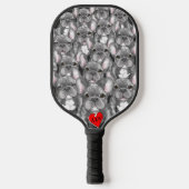 Geparafeerde Franse Bull+Butts Pickleball Paddle (Voorkant)