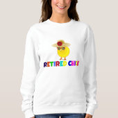 Gepareerd Chick, kleurrijk ontwerp, Trui (Voorkant)