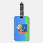 Gepareerde verpleegsters, verpakt en klaar om te g bagagelabel (Achterkant verticaal)