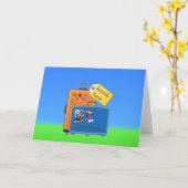 Gepareerde verpleegsters, verpakt en klaar om te g kaart (Gele Bloem)