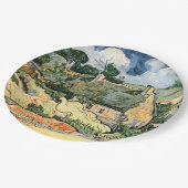 Gepatkeerde kattages in Cordevill Vincent van Gogh Papieren Bordje (Gekanteld)