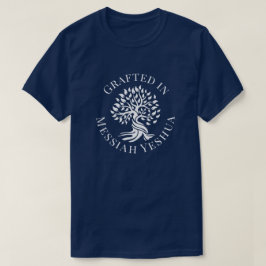 Gepatteerd in Messiah Yeshua Tree of Life T-Shirt