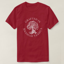 Gepatteerd in Messiah Yeshua Tree of Life T-Shirt
