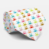 Gepatterde krabben stropdas (Opgerold)