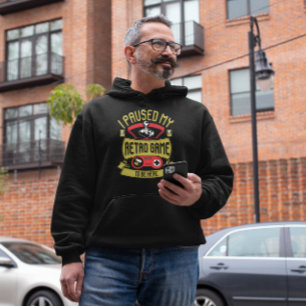 Gepauzeerd Mijn Retro Spel -  Gamer Hoodie