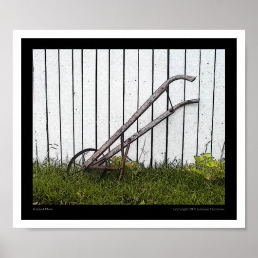 Gepauzeerde ploeg poster (Voorkant)