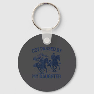 Gepeddel door mijn dochter Paardrijden Equestrian Sleutelhanger