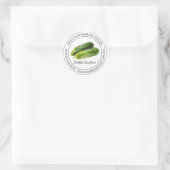 Gepekelde courgette Modern label (Tas)