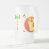 Gepelde cocktail bevroren matglas bierpul (Voorkant rechts)