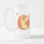 Gepelde cocktail bevroren matglas bierpul (Links)