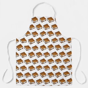Gepelde Marshmallow Camp Campfire Fire S'mores Schort