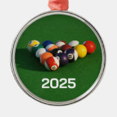 Gepelde pool Balls Ornament (Voorkant)