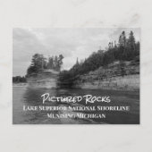 Gepelde Rocks Lake Superior National Shoreline P Briefkaart (Voorkant)