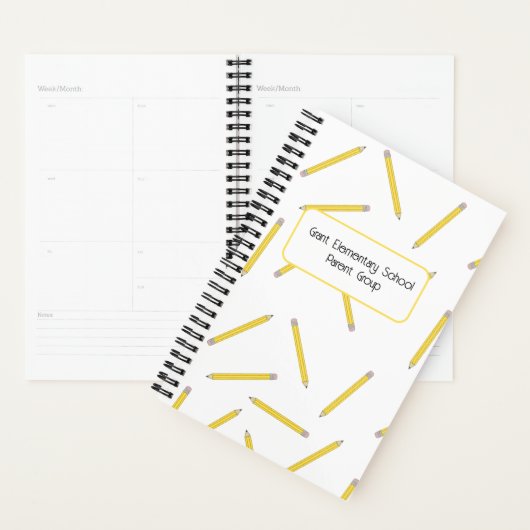 Gepencild in Ouder Leraar Student Planner (Display)