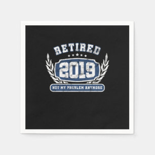 Gepensioneerd 2019 Mijn probleem is niet meer grap Servet